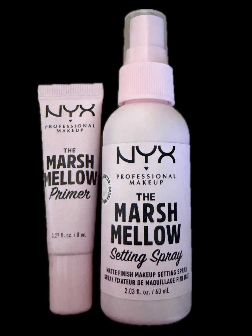 🦋 2 NYX Long Lasting Matte Setting Spray & Primer Marshmallow Scented New